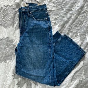 The perfect vintage wide-leg crop Jean